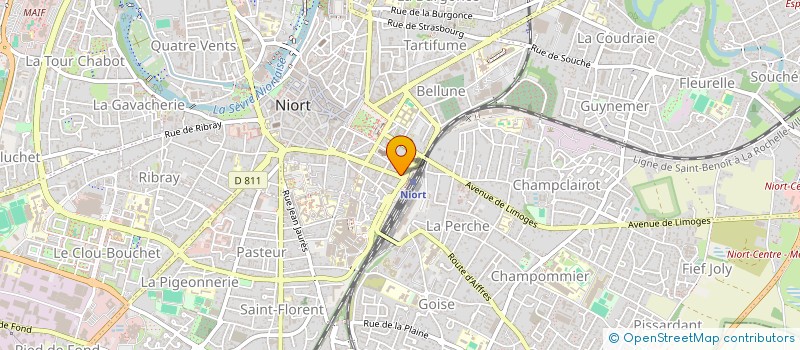 localisation de l'entreprise MONSIEUR PATRICK BEAUFORT à NIORT