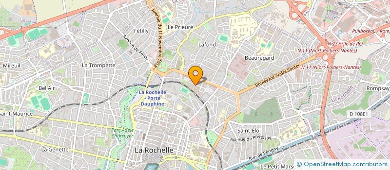 localisation de l'entreprise MONSIEUR PATRICK BEAUREGARD  LA ROCHELLE