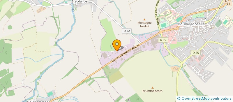 localisation de l'entreprise MONSIEUR PATRICK BECK  BOULAY-MOSELLE