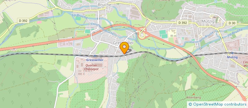 localisation de l'entreprise MONSIEUR PATRICK BECK  GRESSWILLER