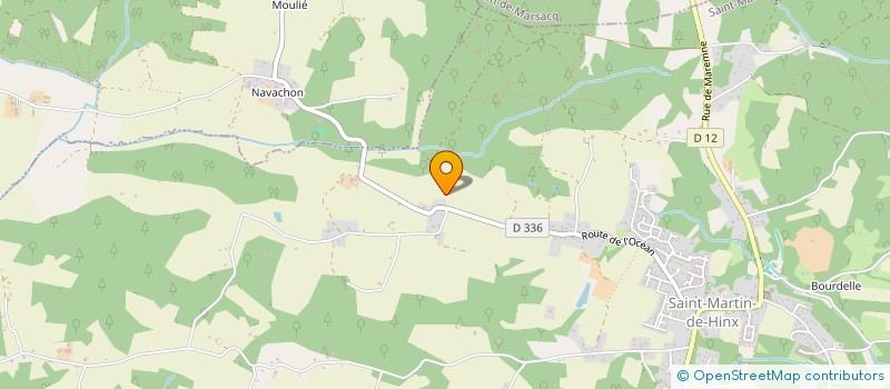 localisation de l'entreprise MONSIEUR PATRICK BEDUE  ST-MARTIN-DE-HINX