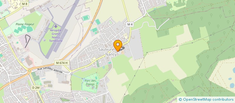 localisation de l'entreprise MONSIEUR PATRICK BEGHELLI  SAULXURES-LES-NANCY