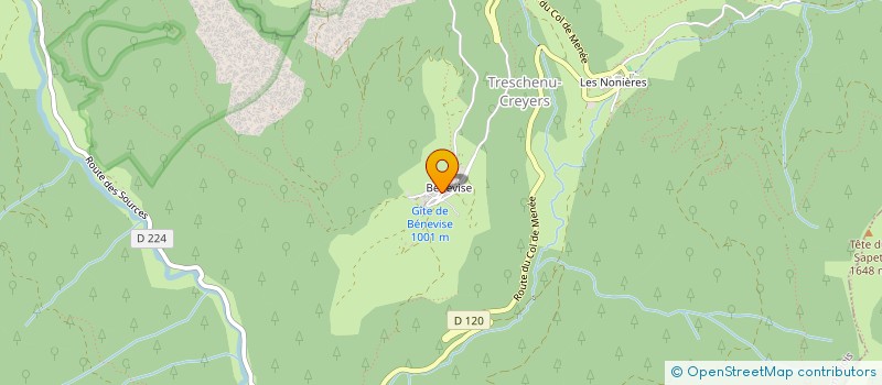 localisation de l'entreprise MONSIEUR PATRICK BEGOUD  CHATILLON-EN-DIOIS