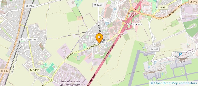 localisation de l'entreprise MONSIEUR PATRICK BEHAGUE  VENDEVILLE