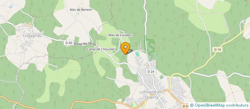 localisation de l'entreprise MONSIEUR PATRICK BEHIN à VIDAILLAC
