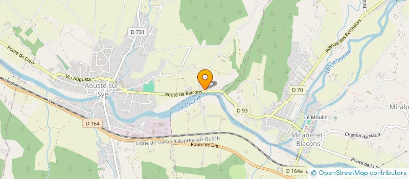 localisation de l'entreprise MONSIEUR PATRICK BEKASINSKI  AOUSTE-SUR-SYE