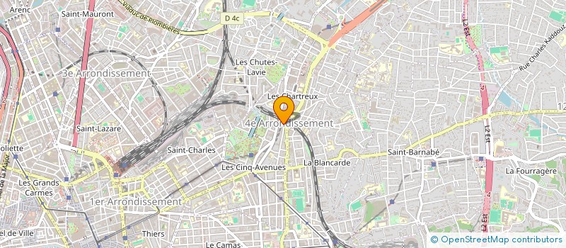 localisation de l'entreprise MONSIEUR PATRICK BELLEAU  MARSEILLE