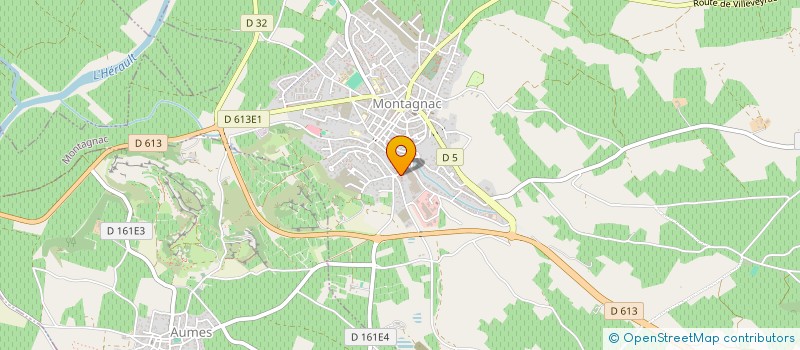 localisation de l'entreprise MONSIEUR PATRICK BELLEAU  MONTAGNAC