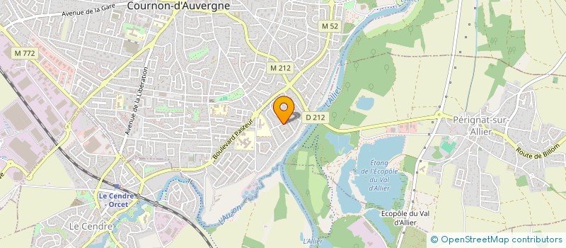 localisation de l'entreprise MONSIEUR PATRICK BELLENCONTRE à COURNON-D'AUVERGNE