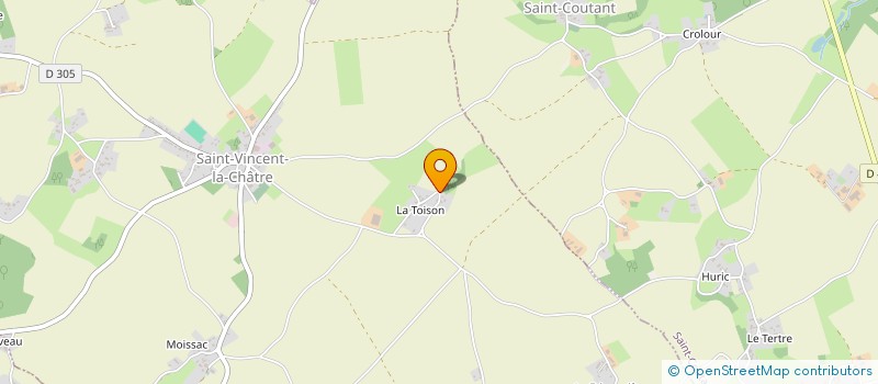 localisation de l'entreprise MONSIEUR PATRICK BELLIVIER  SAINT-VINCENT-LA-CHATRE