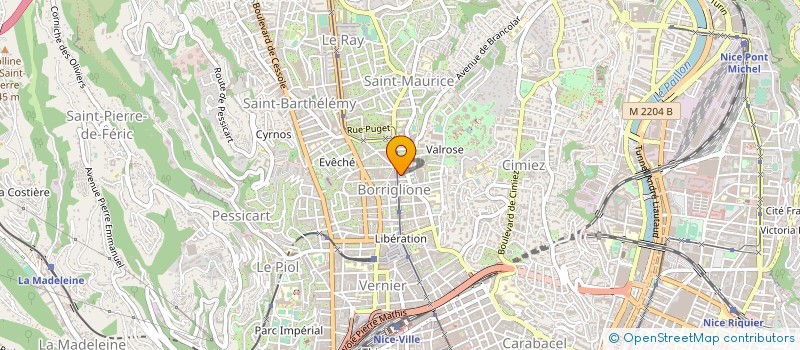 localisation de l'entreprise MONSIEUR PATRICK BELLON à NICE
