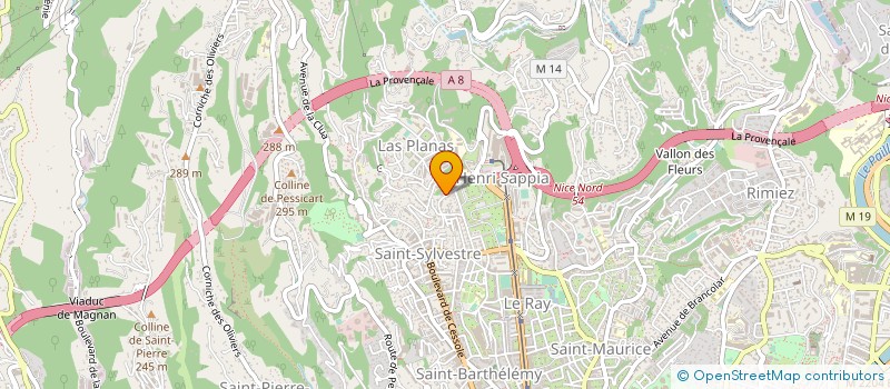 localisation de l'entreprise MONSIEUR PATRICK BELTRAM à NICE