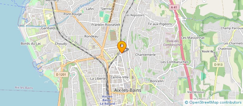 localisation de l'entreprise MONSIEUR PATRICK BENAMOU  AIX-LES-BAINS