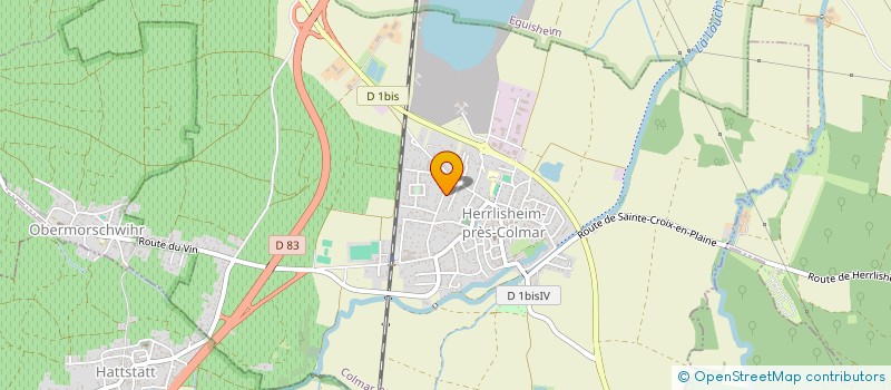 localisation de l'entreprise MONSIEUR PATRICK BENDELE  HERRLISHEIM-PRES-COLMAR