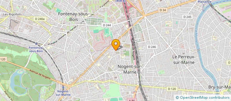 localisation de l'entreprise MONSIEUR PATRICK BENHABA à NOGENT-SUR-MARNE