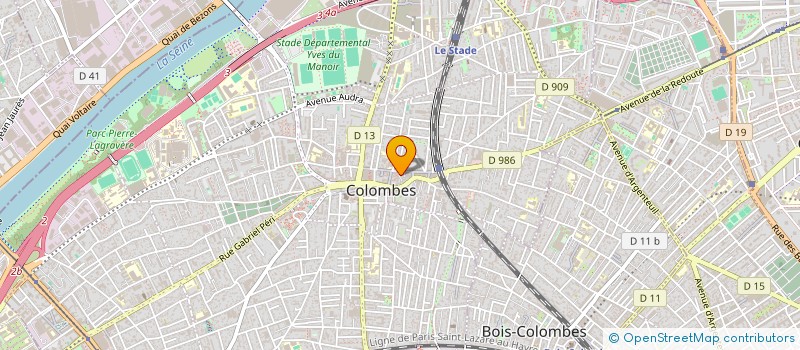 localisation de l'entreprise MONSIEUR PATRICK BENILLOUCHE  COLOMBES