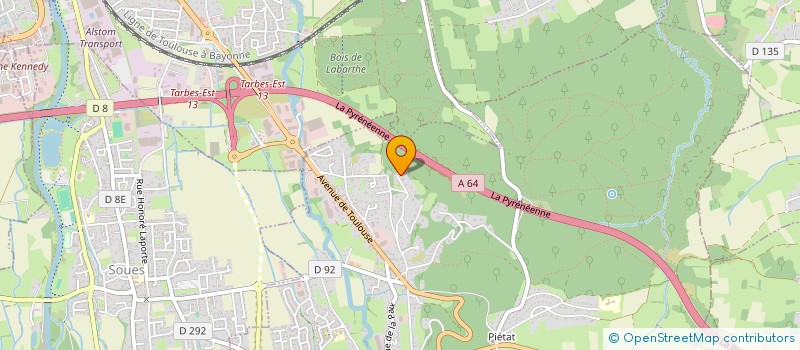 localisation de l'entreprise MONSIEUR PATRICK BENOIT  BARBAZAN-DEBAT