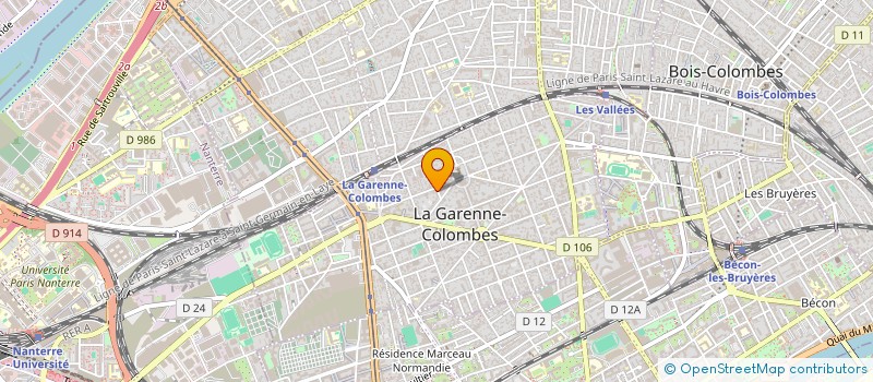 localisation de l'entreprise MONSIEUR PATRICK BENSIMON à LA GARENNE-COLOMBES