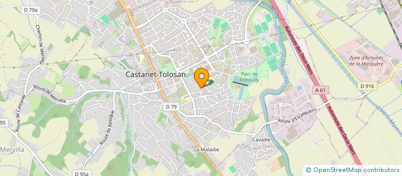 localisation de l'entreprise MONSIEUR PATRICK BERDOU-BUREU  CASTANET-TOLOSAN