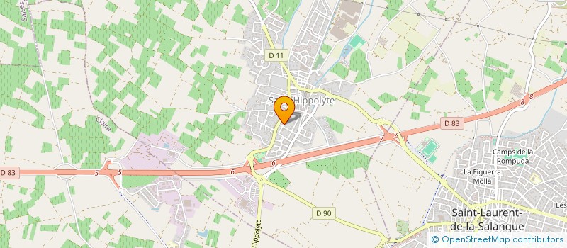 localisation de l'entreprise MONSIEUR PATRICK BERDU  SAINT-HIPPOLYTE