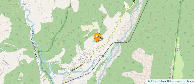 localisation de l'entreprise MONSIEUR PATRICK BERENGUER  LA MURE-ARGENS