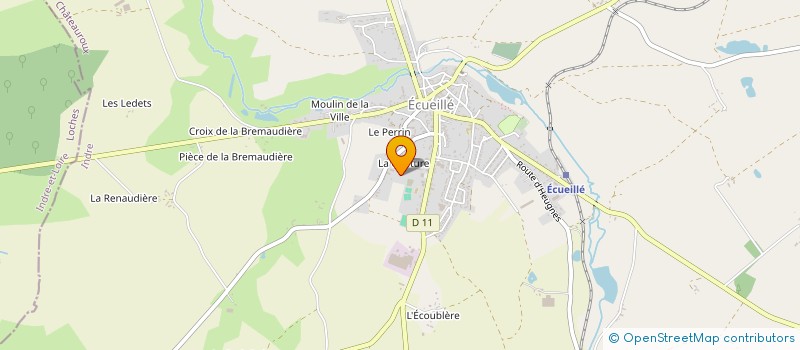 localisation de l'entreprise MONSIEUR PATRICK BERGER à ECUEILLE