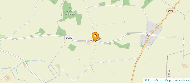 localisation de l'entreprise MONSIEUR PATRICK BERGER  LA CAURE