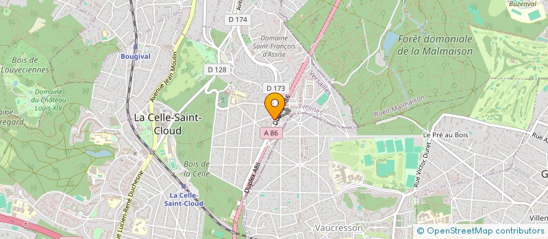 localisation de l'entreprise MONSIEUR PATRICK BERGER  LA CELLE-SAINT-CLOUD