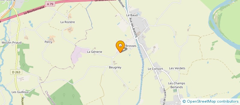 localisation de l'entreprise MONSIEUR PATRICK BERGERIS  CHASSENARD