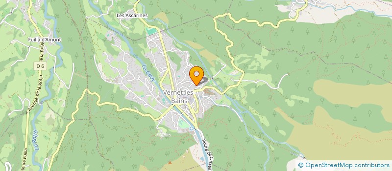 localisation de l'entreprise MONSIEUR PATRICK BERJOAN  VERNET-LES-BAINS