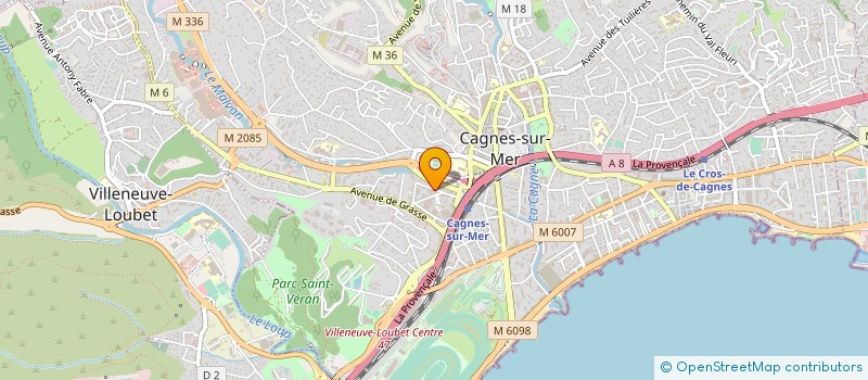 localisation de l'entreprise MONSIEUR PATRICK BERMANN à CAGNES-SUR-MER