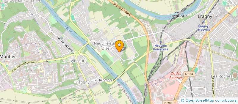 localisation de l'entreprise MONSIEUR PATRICK BERNADIN  NEUVILLE-SUR-OISE