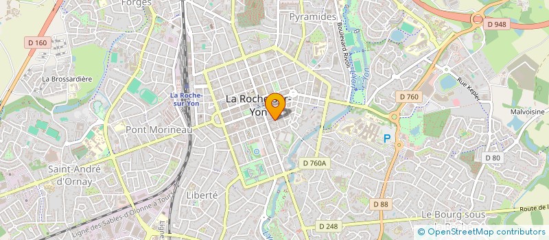 localisation de l'entreprise MONSIEUR PATRICK BERNARD à ROCHE SUR YON (LA)