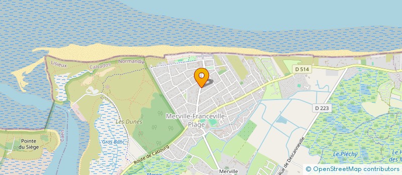 localisation de l'entreprise MONSIEUR PATRICK BERNARD  MERVILLE-FRANCEVILLE-PLAGE