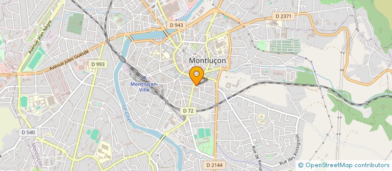 localisation de l'entreprise MONSIEUR PATRICK BERNARD à MONTLUCON