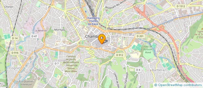 localisation de l'entreprise MONSIEUR PATRICK BERNARD à CHAMBERY