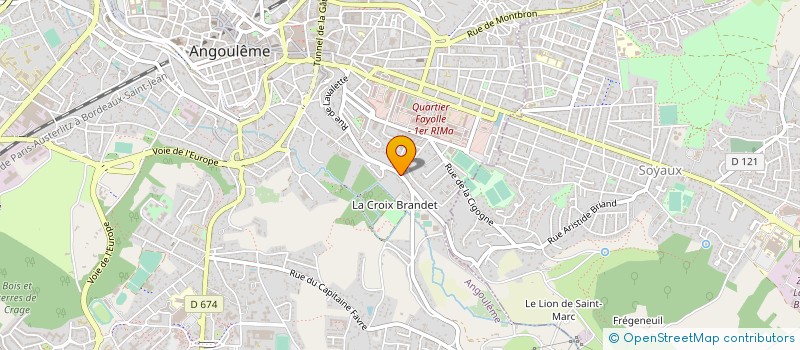 localisation de l'entreprise MONSIEUR PATRICK BERNARD à ANGOULEME