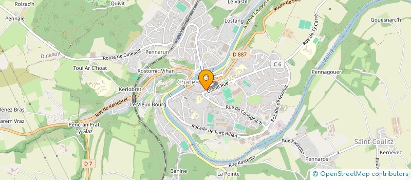 localisation de l'entreprise MONSIEUR PATRICK BERNARD  CHATEAULIN