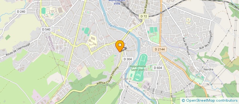 localisation de l'entreprise MONSIEUR PATRICK BERNARD à MONTLUCON
