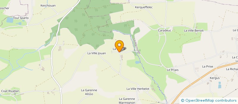 localisation de l'entreprise MONSIEUR PATRICK BERNARD  LE HAUT-CORLAY