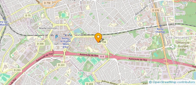 localisation de l'entreprise MONSIEUR PATRICK BERNARD  NOISY-LE-GRAND