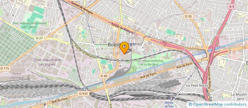 localisation de l'entreprise MONSIEUR PATRICK   BERNARD ARGELIER  BOBIGNY