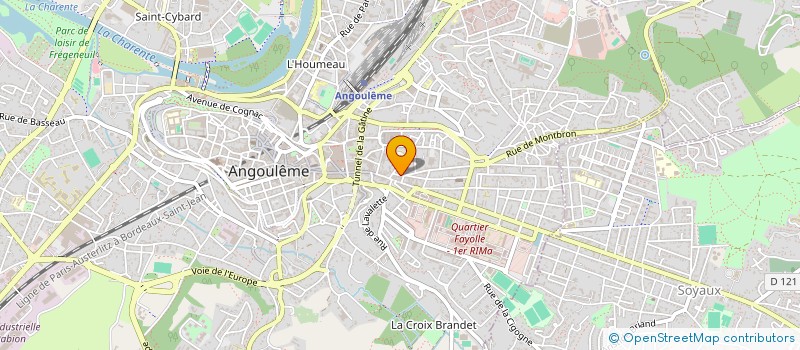 localisation de l'entreprise MONSIEUR PATRICK BERNARDI à ANGOULEME