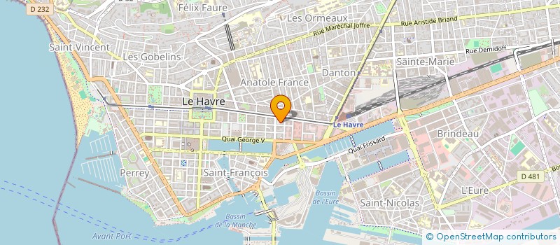 localisation de l'entreprise MONSIEUR PATRICK BERNAZ à LE HAVRE