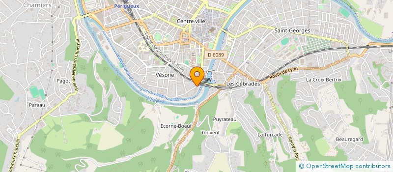 localisation de l'entreprise MONSIEUR PATRICK BERNIER à PERIGUEUX