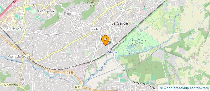 localisation de l'entreprise MONSIEUR PATRICK BERREBI  LA GARDE