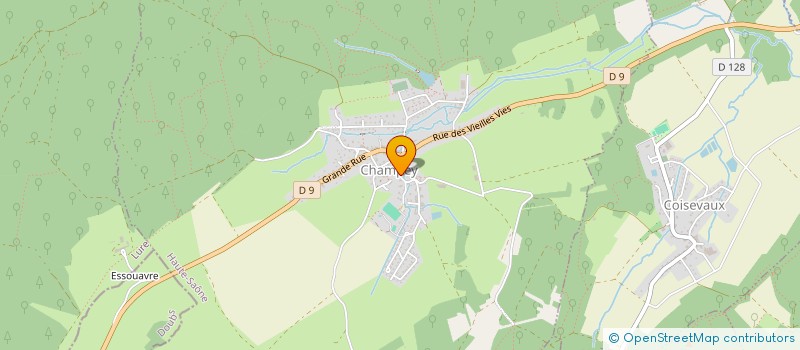 localisation de l'entreprise MONSIEUR PATRICK BERTHAUD  CHAMPEY