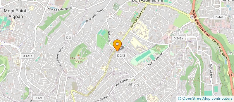 localisation de l'entreprise MONSIEUR PATRICK BERTHELET à BOIS-GUILLAUME