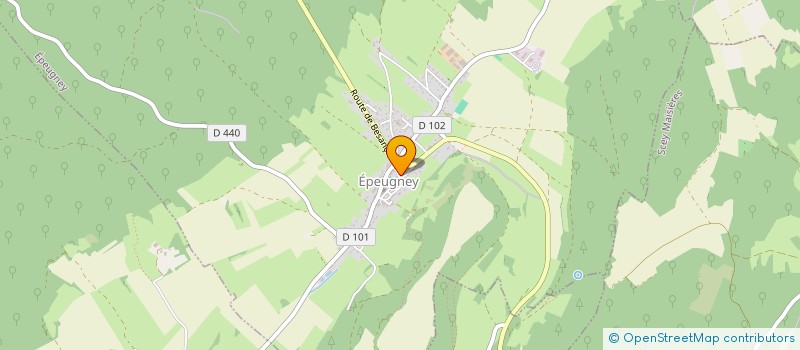 localisation de l'entreprise MONSIEUR PATRICK BERTHIER  EPEUGNEY