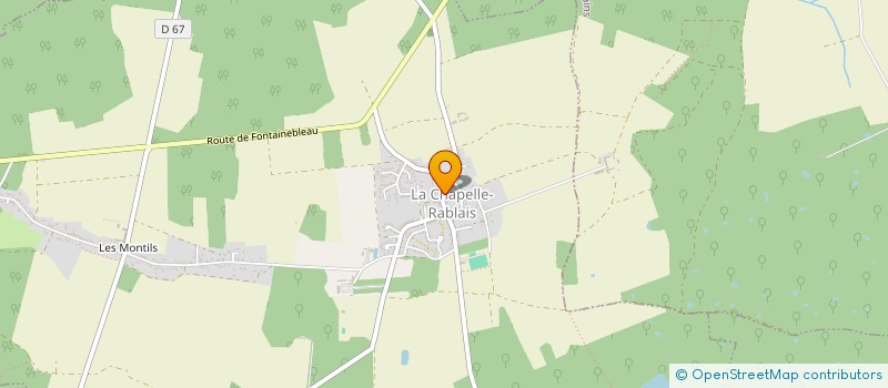 localisation de l'entreprise MONSIEUR PATRICK BERTHOU  LA CHAPELLE-RABLAIS